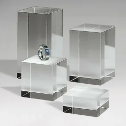 DecoWoerner Expositores Para Tiendas>Expositor De 4 Piezas Con Soporte