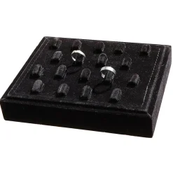 DecoWoerner Expositores Para Tiendas>Expositor De Anillos Para 18 Anillos,