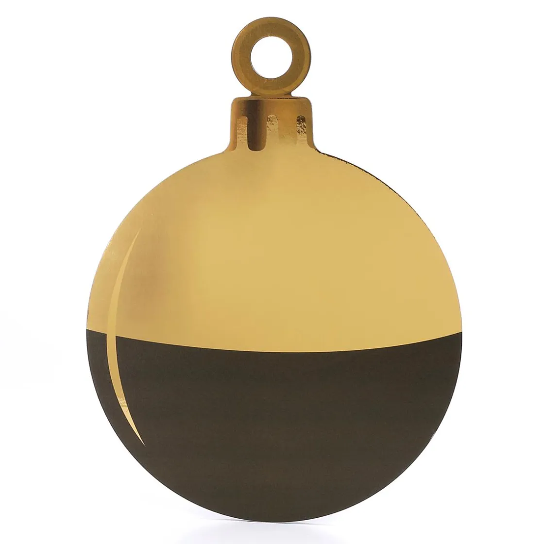 DecoWoerner Decoración Navideña Xxl>Expositor De Bolas De Navidad 35 X 46 Cm Oro