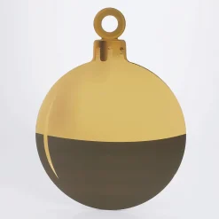 DecoWoerner Decoración Navideña Xxl>Expositor De Bolas De Navidad 51 X 67 Cm Oro