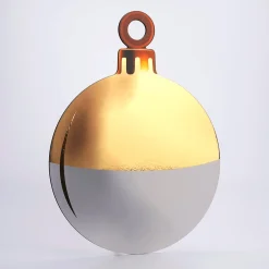 DecoWoerner Decoración Navideña Xxl>Expositor De Bolas De Navidad 51 X 67 Cm Oro