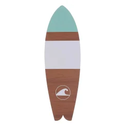 DecoWoerner Decoración De Verano>Expositor De Madera "Tabla De Surf" 130 X 40 Cm