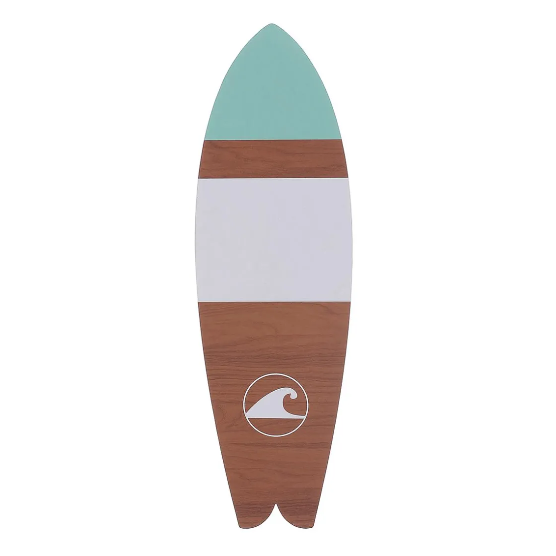 DecoWoerner Decoración De Verano>Expositor De Madera "Tabla De Surf" 130 X 40 Cm