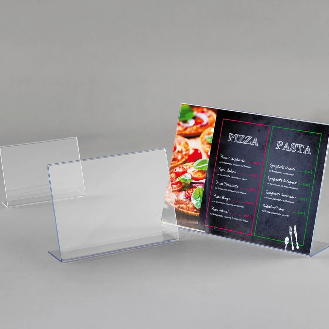 DecoWoerner Carteles Y Señalización>Expositor De Mesa, DIN A4, Formato Horizontal