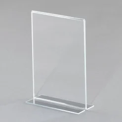 DecoWoerner Carteles Y Señalización>Expositor De Mesa, DIN A6, Formato Vertical