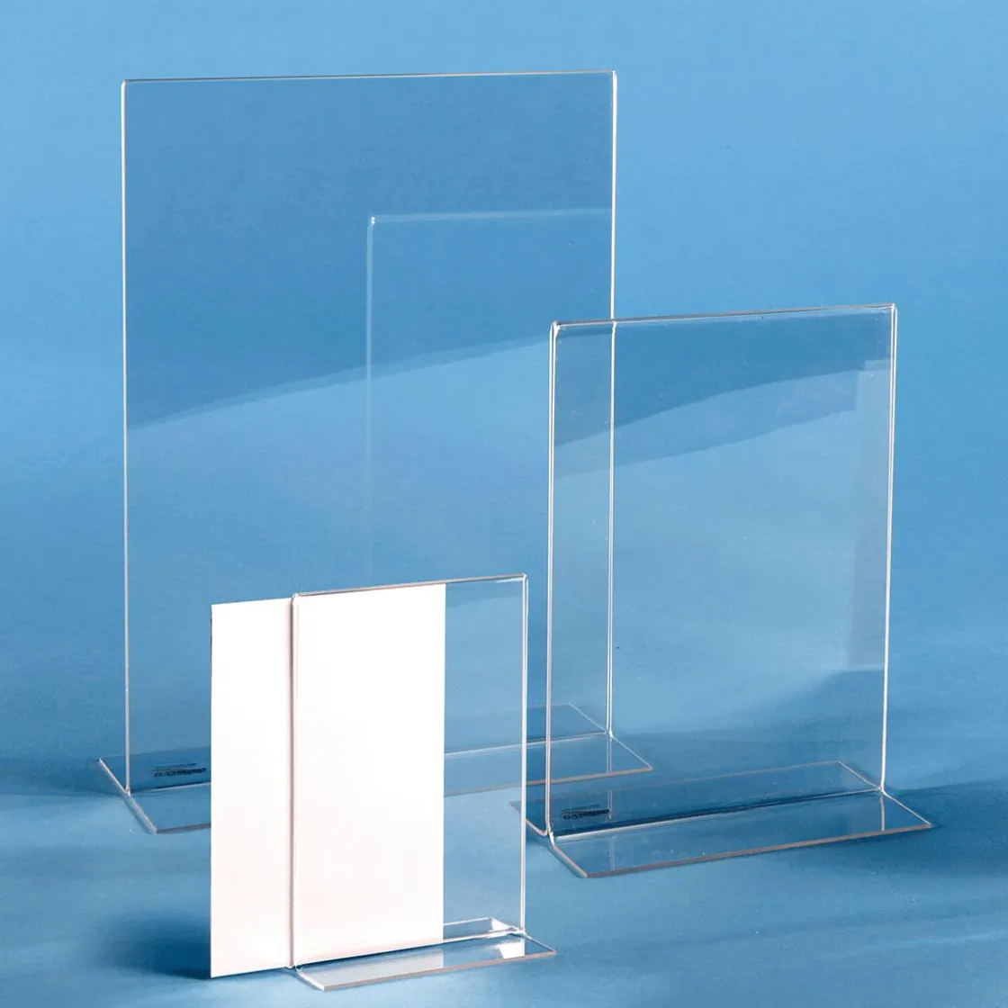 DecoWoerner Carteles Y Señalización>Expositor De Mesa, DIN A6, Formato Vertical