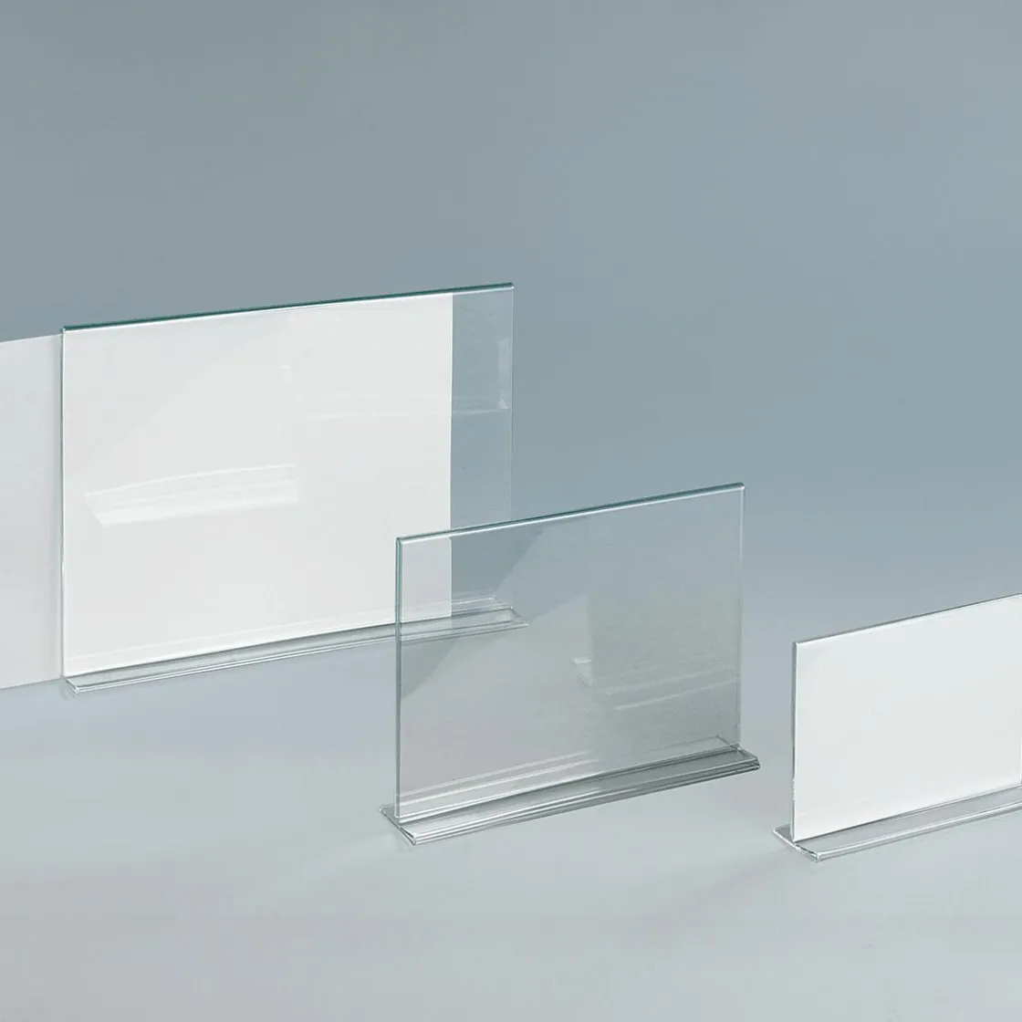 DecoWoerner Carteles Y Señalización>Expositor De Mesa, DIN A6, Formato Vertical