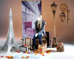 DecoWoerner Decoración Temática>Expositor De Torre Eiffel 170 Cm
