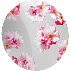 DecoWoerner Decoración Temática|Decoración De Primavera>Expositor Espejo Flores Del Cerezo Ø 80 Cm