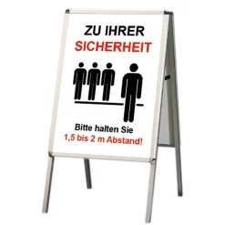 DecoWoerner Carteles Y Señalización>Expositor Para Carteles "Outdoor" Impermeable A1