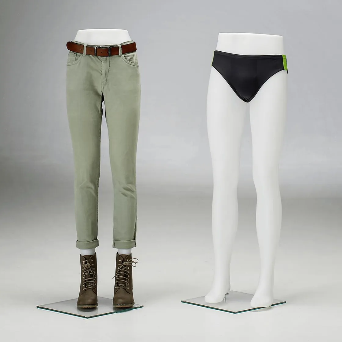 DecoWoerner Maniquíes>Expositores De Pantalones Para Hombre Color Altura 120 Cm