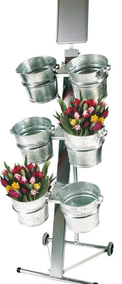 DecoWoerner Expositores Para Tiendas>Expositores De Venta Para Flores Cortadas, 6 Cubos