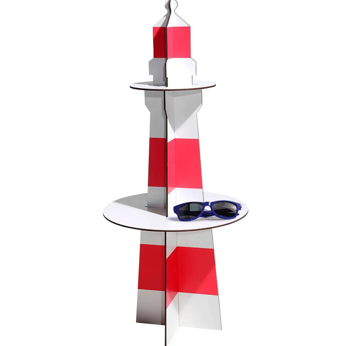 DecoWoerner Decoración De Verano>Faro Decorativo De Madera, Altura 80 Cm