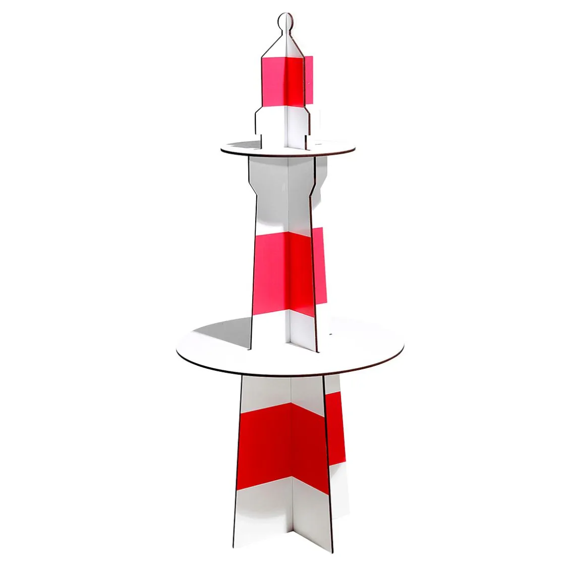 DecoWoerner Decoración De Verano>Faro Decorativo De Madera, Altura 80 Cm