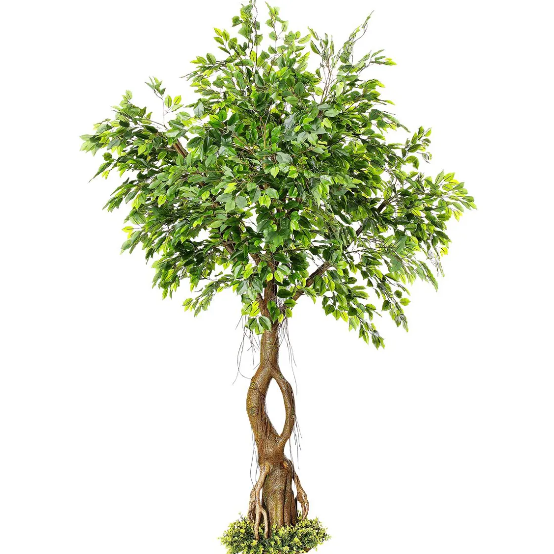 DecoWoerner Decoración De Verano|Decoración De Primavera>Ficus Artificial Con Pie 245 Cm
