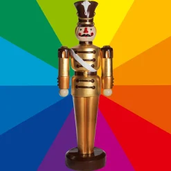 DecoWoerner Decoración Navideña Xxl>Figura De Soldado, 185 Cm