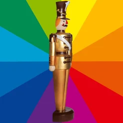 DecoWoerner Decoración Navideña Xxl>Figura De Soldado, 185 Cm