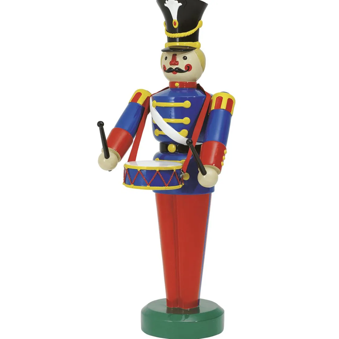 DecoWoerner Decoración Navideña Xxl|Figuras De Navidad>Figura De Soldado Con Tambor, 185 Cm