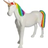 DecoWoerner Decoración De Animales>Figura De Unicornio Del Arco Iris, Longitud 130 Cm