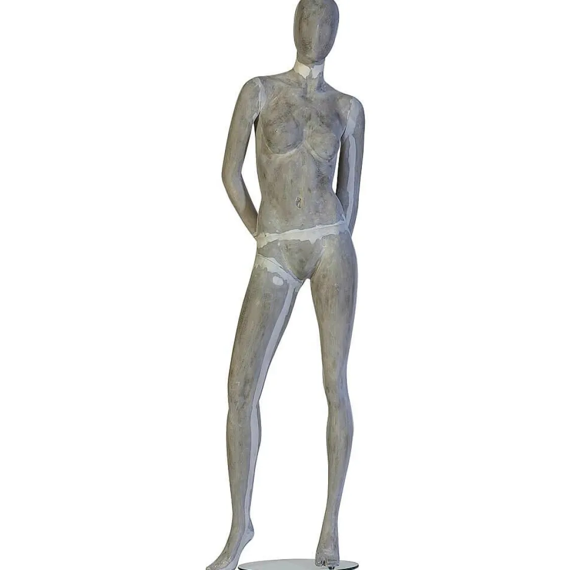 DecoWoerner Maniquíes>Figura De Ventana "Escultura" Señora, Manos Detrás De B-ware