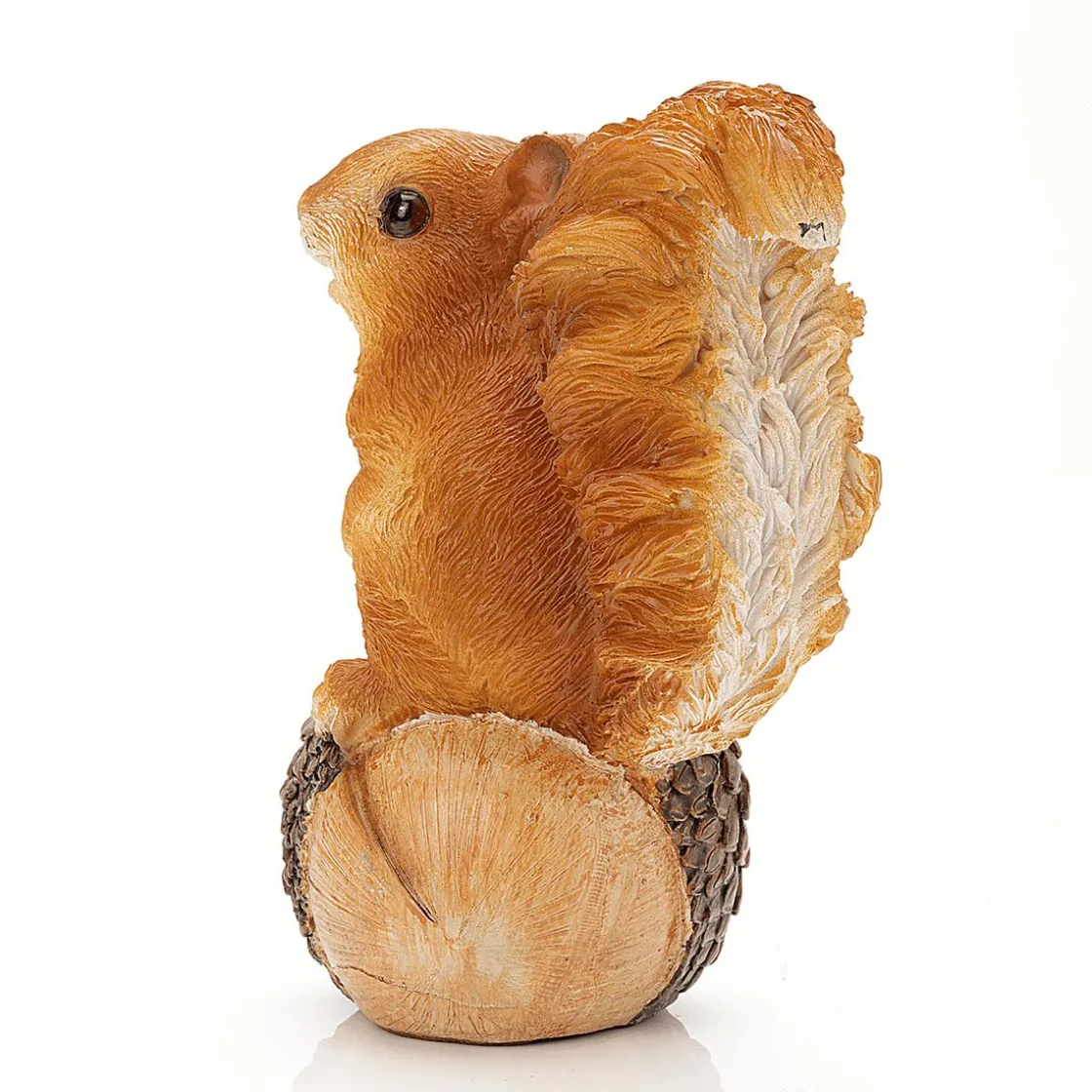 DecoWoerner Decoración De Animales>Figura Decorativa Ardilla Con Bellota 13 X 9 X 6 Cm (alto X Ancho X Fondo)