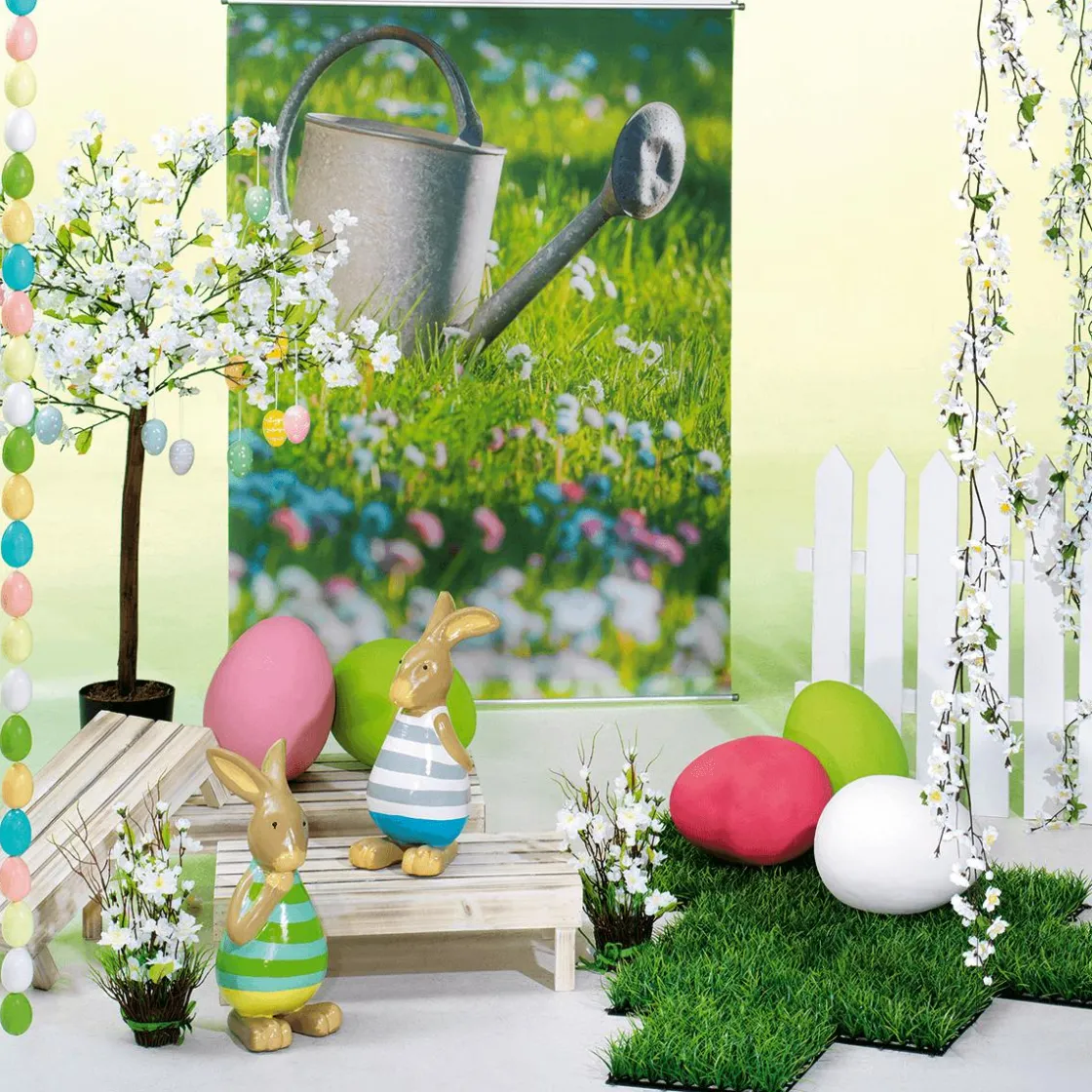 DecoWoerner Decoración De Animales|Decoración De Pascua>Figura Decorativa Conejo De Pascua , 39 Cm