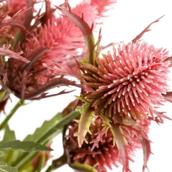 DecoWoerner Decoración De Otoño|Flores Artificiales>Flor Artificial Rama De Cardo , 68 Cm De Largo