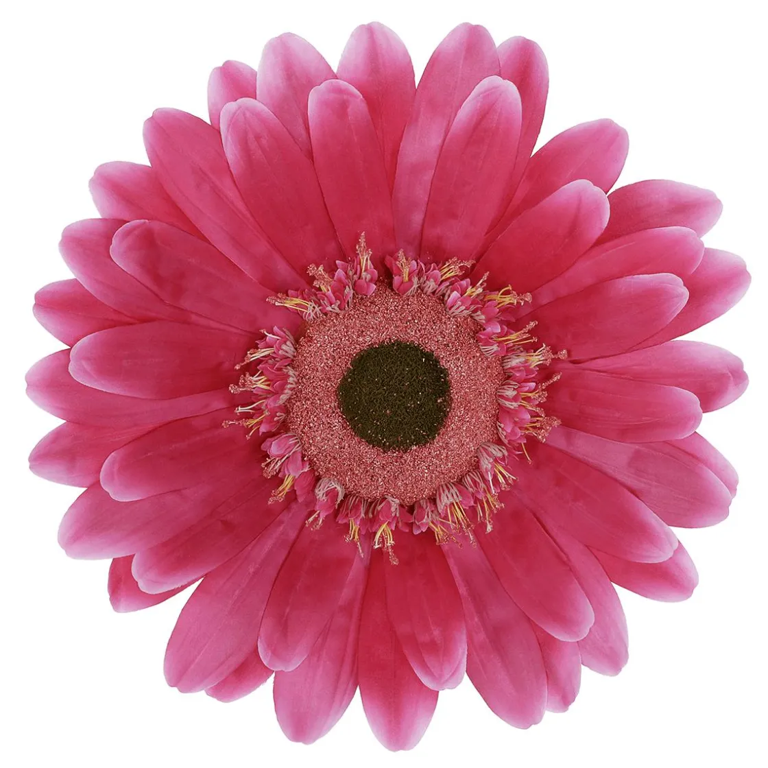 DecoWoerner Decoración De Primavera|Cabezas De Flores Artificiales>Flor De Gerbera Gigante Artificial, Ø 45 Cm, Color Fucsia