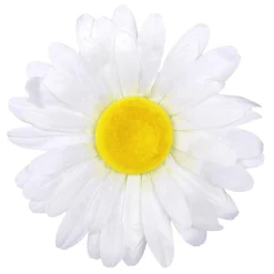 DecoWoerner Decoración De Primavera|Cabezas De Flores Artificiales>Flor De Margarita Gigante Blanca, Ø 55 Cm
