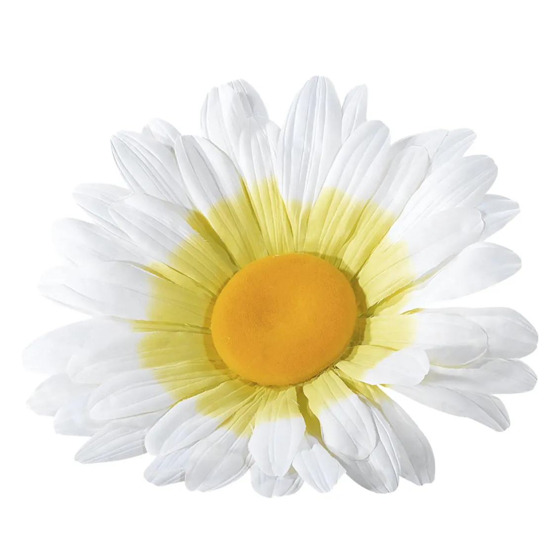 DecoWoerner Decoración De Primavera|Cabezas De Flores Artificiales>Flor De Margarita Gigante Blanca, Ø 55 Cm