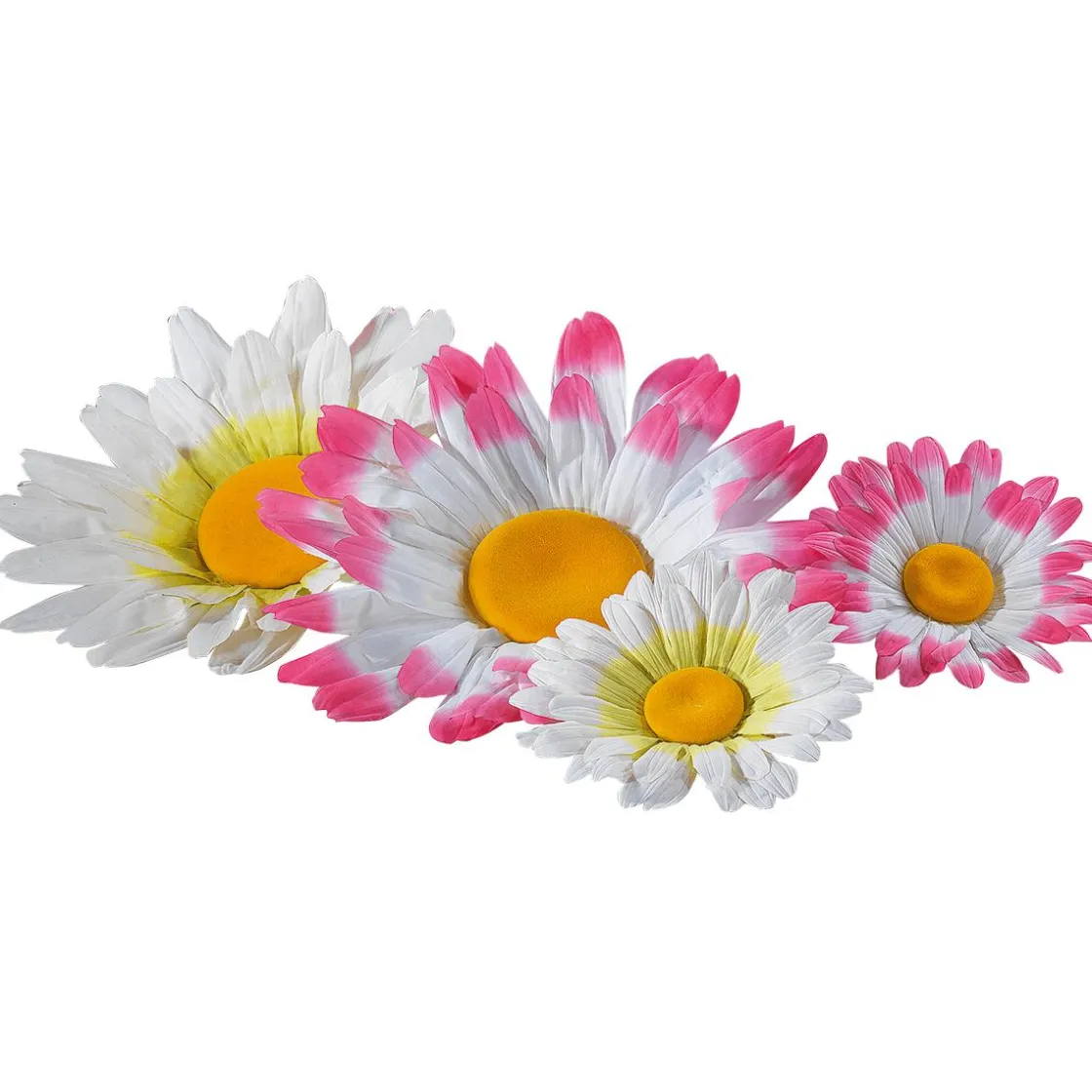 DecoWoerner Decoración De Primavera|Cabezas De Flores Artificiales>Flor De Margarita Gigante Blanca, Ø 55 Cm