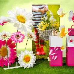 DecoWoerner Decoración De Primavera|Cabezas De Flores Artificiales><noscript><img width=