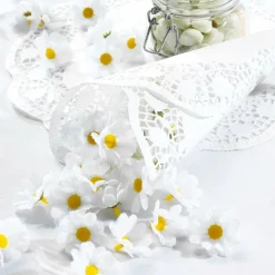 DecoWoerner Decoración Dispersa|Decoración De Primavera>Flores De Margaritas Decorativas, 72 Piezas