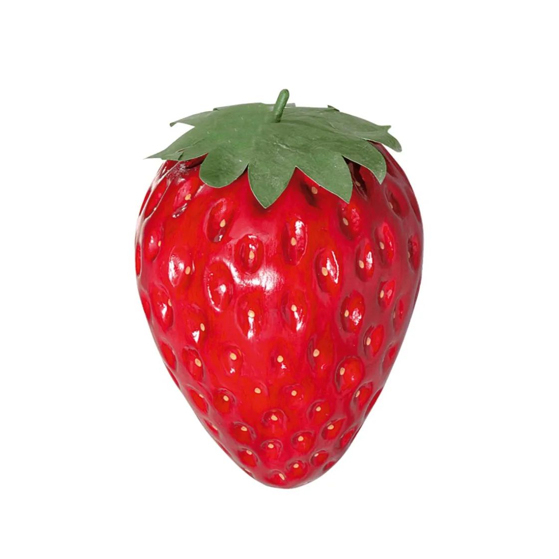 DecoWoerner Decoración De Primavera|Chupetes Xxl>Fresa XXL Alimento De Imitación 40 Cm Ø 30 Cm