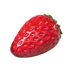 DecoWoerner Decoración De Primavera|Chupetes Xxl>Fresa XXL Alimento De Imitación 40 Cm Ø 30 Cm