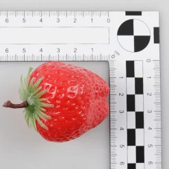 DecoWoerner Frutas>Fresas Alimentos De Imitación 12 Piezas