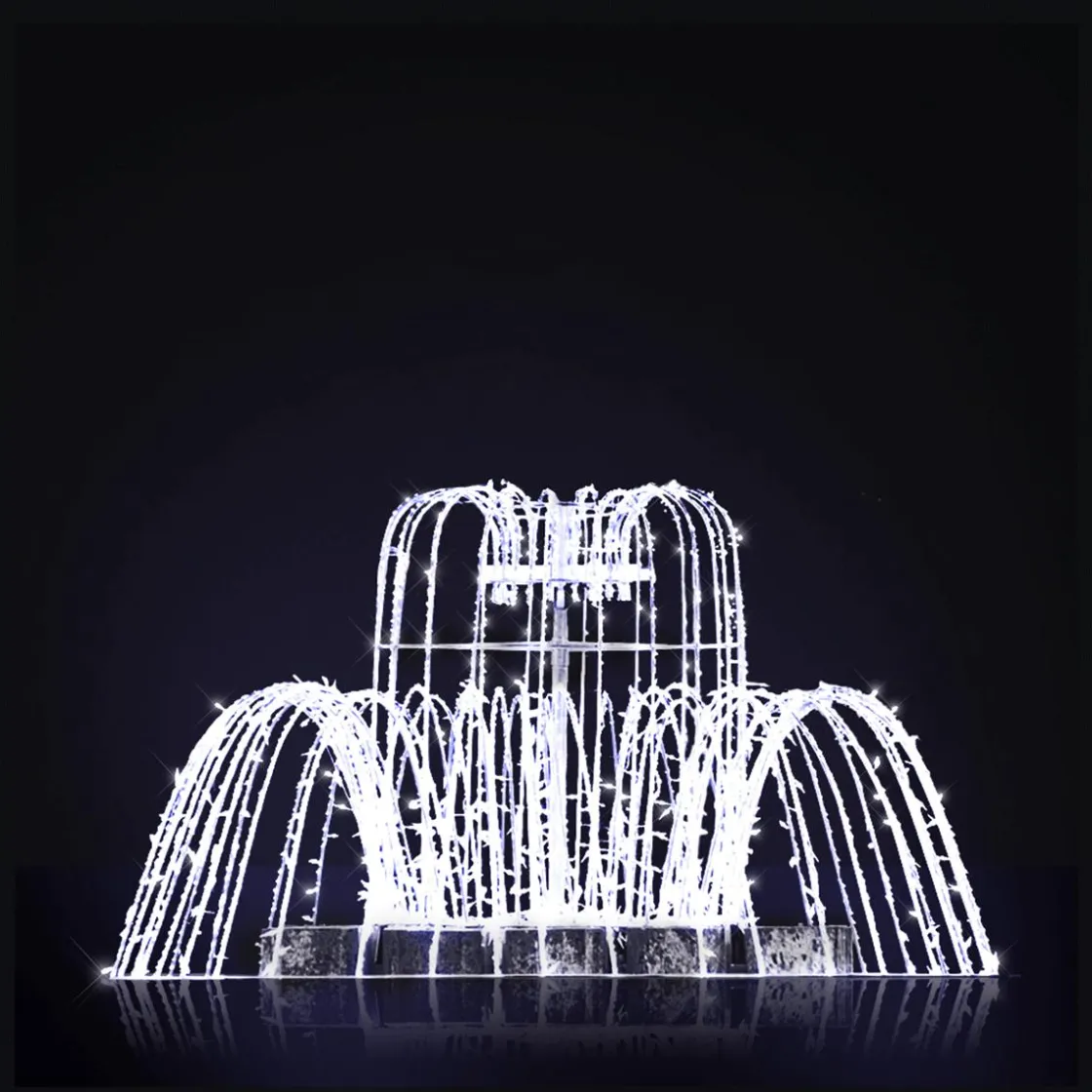 DecoWoerner Luz Decorativa|Decoración De Invierno>Fuente De Luz Fría LED NIAGARA 230 X 290 Cm