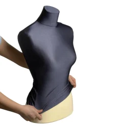 DecoWoerner Bustos De Costura>Funda De Recambio Para Maniquís De Costura De Mujer, Color Antracita