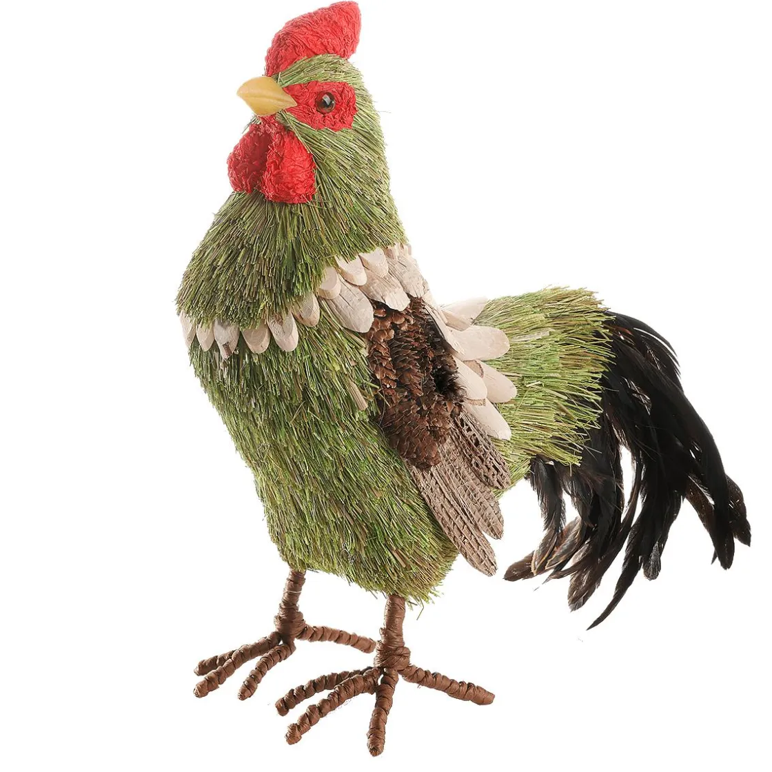 DecoWoerner Decoración De Animales|Decoración De Pascua>Gallo Decorativo De 21 Cm De Altura