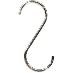 DecoWoerner Perchas|Ayudas Y Herramientas De Decoración>Gancho Para Abrigo En Forma De S, Longitud 12 Cm