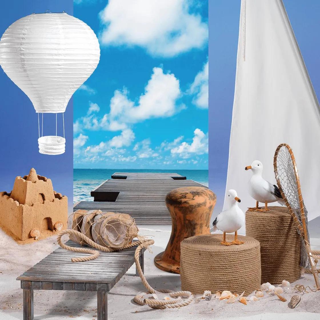 DecoWoerner Decoración De Animales|Decoración De Verano>Gaviota Decorativa De Pie, Altura: 28 Cm