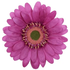 DecoWoerner Decoración De Primavera|Cabezas De Flores Artificiales>Gerbera Gigante Morado, 45 Cm Ø