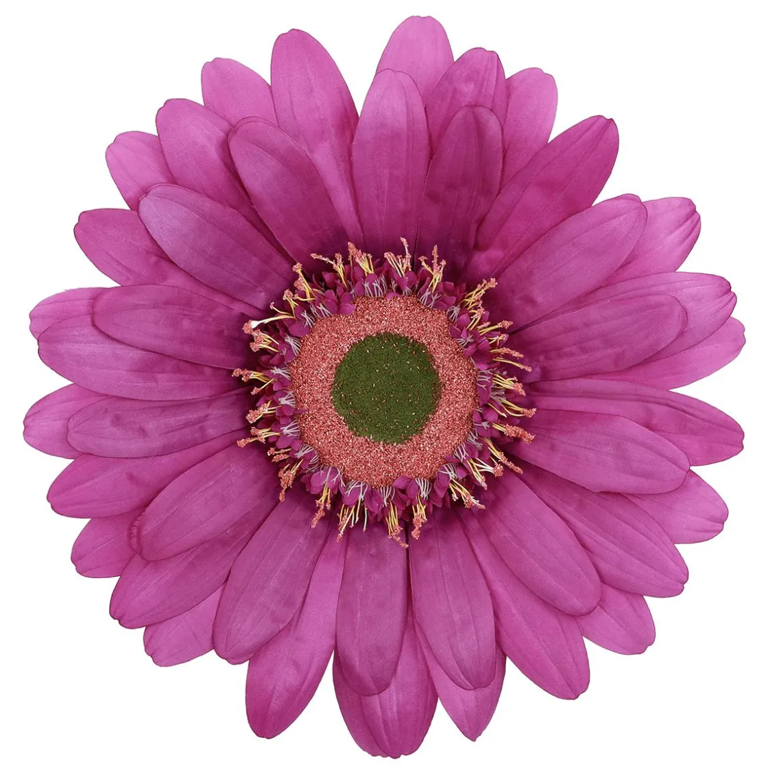 DecoWoerner Decoración De Primavera|Cabezas De Flores Artificiales>Gerbera Gigante Morado, 45 Cm Ø