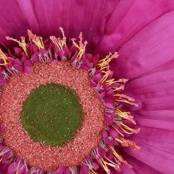 DecoWoerner Decoración De Primavera|Cabezas De Flores Artificiales>Gerbera Gigante Morado, 45 Cm Ø