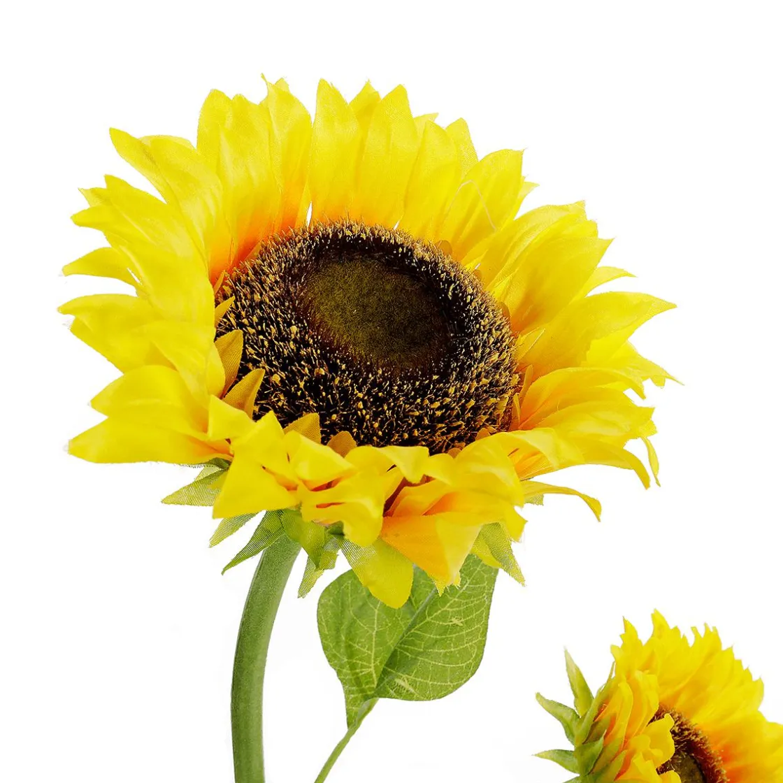 DecoWoerner Decoración De Otoño|Flores Artificiales>Girasol Artificial Con 3 Flores 87 Cm