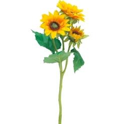 DecoWoerner Decoración De Otoño|Flores Artificiales>Girasol Artificial Deco 37 Cm