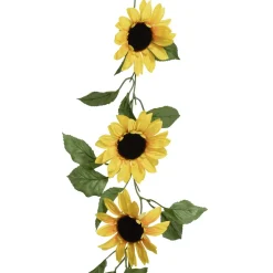 DecoWoerner Decoración De Otoño|Guirnaldas Y Vides>Girasol Artificial Enredadera 10 X 18 X 150 Cm