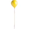 DecoWoerner Decoración Temática|Decoración De Primavera>Globo De Plástico Amarillo Ø 28 Cm