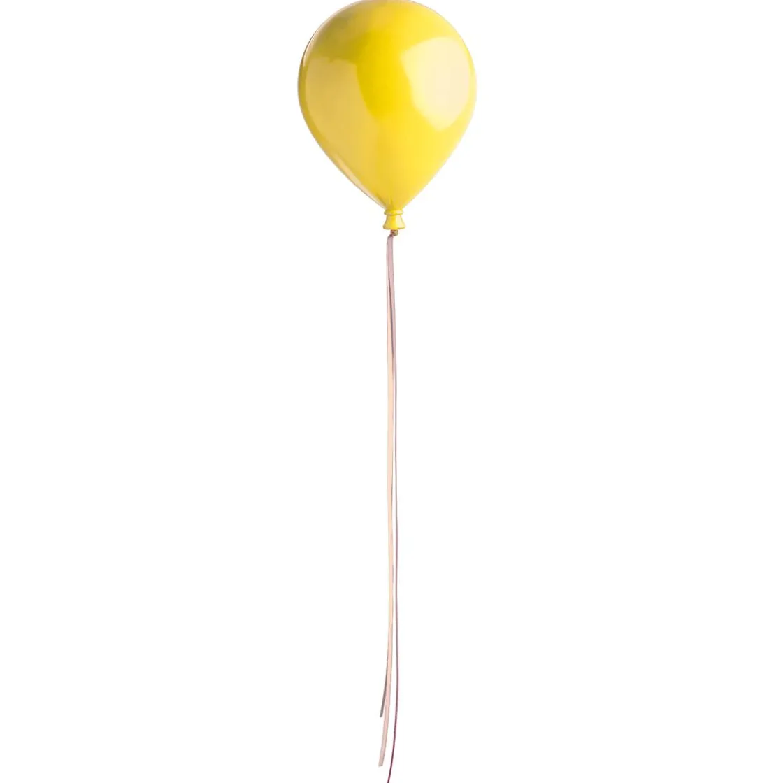 DecoWoerner Decoración Temática|Decoración De Primavera>Globo De Plástico Amarillo Ø 28 Cm