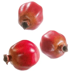 DecoWoerner Frutas>Granadinas Alimento De Imitación, 3 Piezas